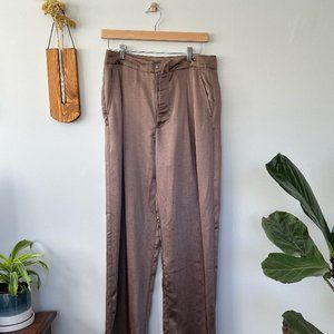 Gap Mauve Satin Dress Pant